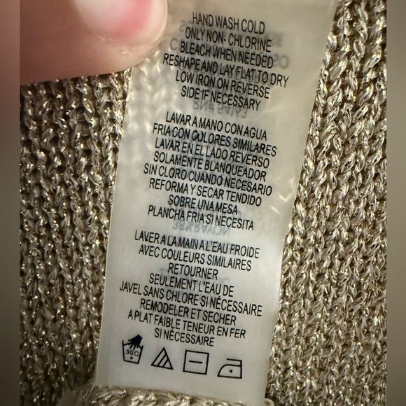 Calvin Klein Women's Gold Sweater - Picture 5 of 6